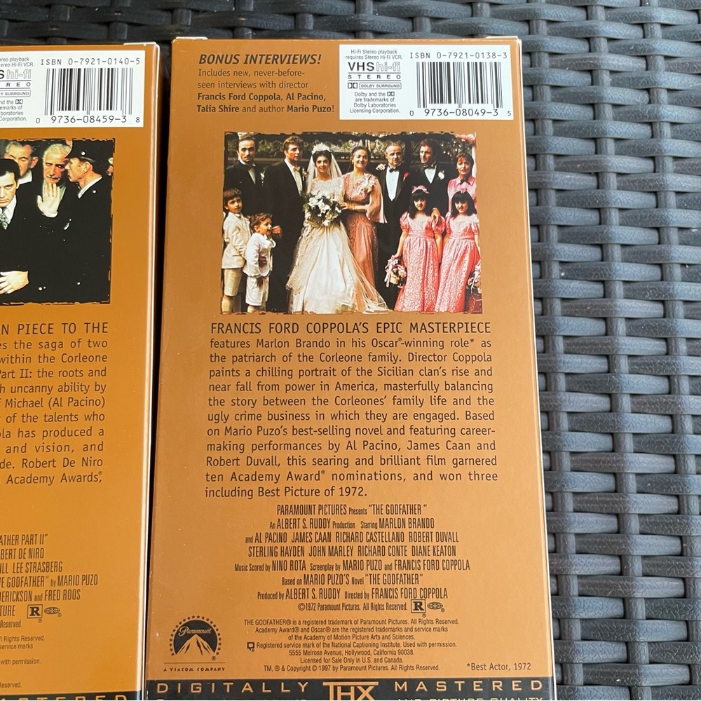 The Godfather Trilogy Box Set VHS - Picture 13 of 16